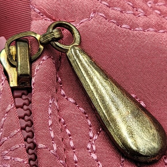 Vintage Pink silk Floral Embroidered Blazer Jacket With Full Zip & Long Sleeves - Picture 15 of 16